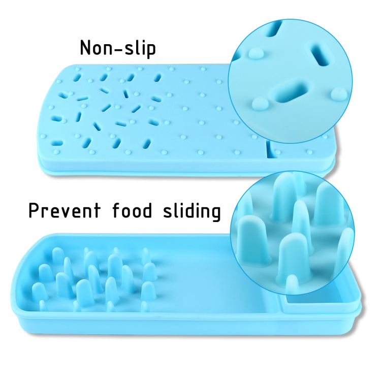 JSC-C1 Silicone Pet Slow Food Bowl Pets Anti-Choke And Anti-Skid Feeding Device