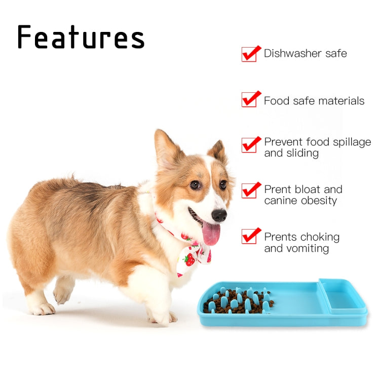 JSC-C1 Silicone Pet Slow Food Bowl Pets Anti-Choke And Anti-Skid Feeding Device