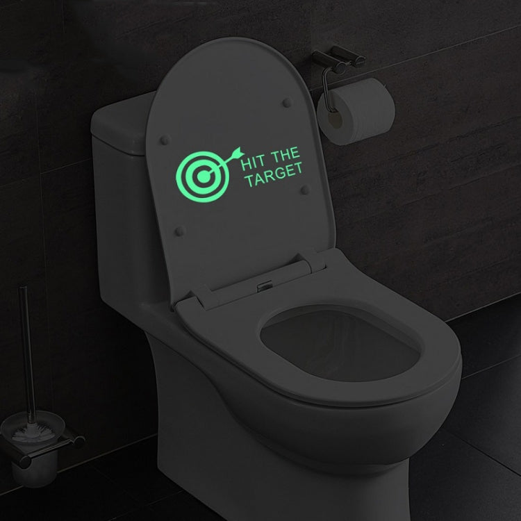 3 PCS Toilet Door Decoration Waterproof Self-Adhesive Luminous Stickerï¼ŒModelï¼š YG-1-017