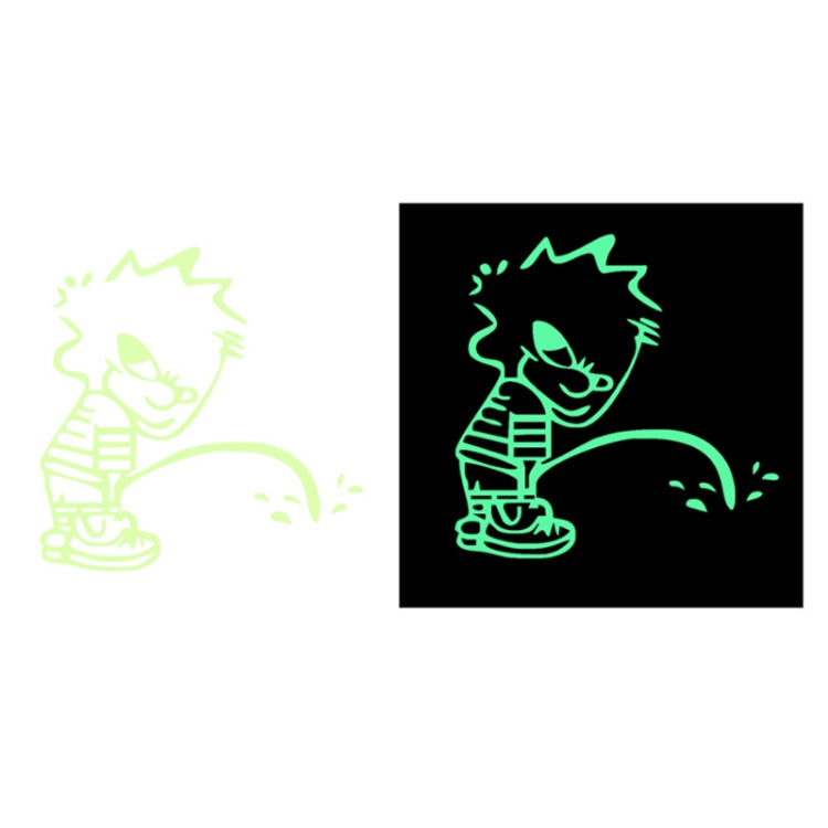 3 PCS Toilet Door Decoration Waterproof Self-Adhesive Luminous Stickerï¼ŒModelï¼š YG-1-025
