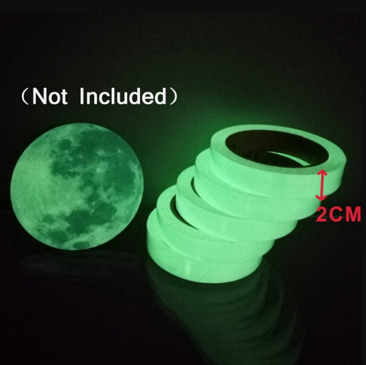 5 Rolls Home Decoration Baseboard Luminous Strip Safe Passage Warning Fluorescent Sticker, Specification: 2cmx100cm(Light Green)