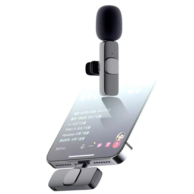 Lavalier Wireless Microphone Mobile Phone Live Video Shooting Small Microphone, Specification: Type C 1 To 2