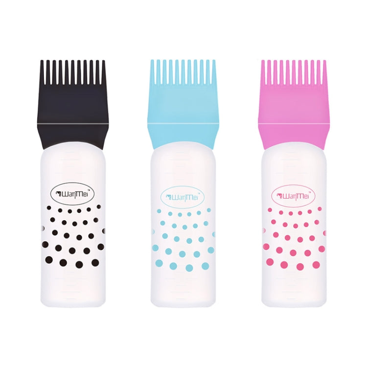 5 PCS 122 Hair Dyeing Hair Care Dry Cleaning Bottle Squeeze Transparent Rinse Scale Bottle Hairdressing Tools