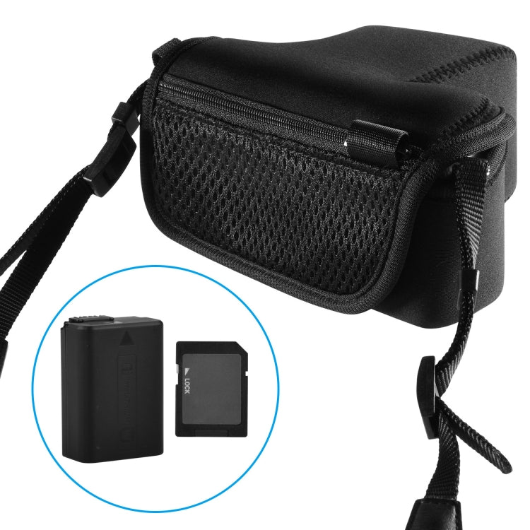 HG01 Neoprene One-Shoulder Zipper Camera Bag For Sony SLR Camera Small Bag