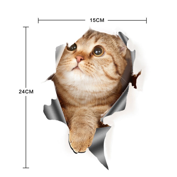 Style 2 Small 3D Stereo Cat Car Sticker Car Body Scratches And Occlusion Stickers
