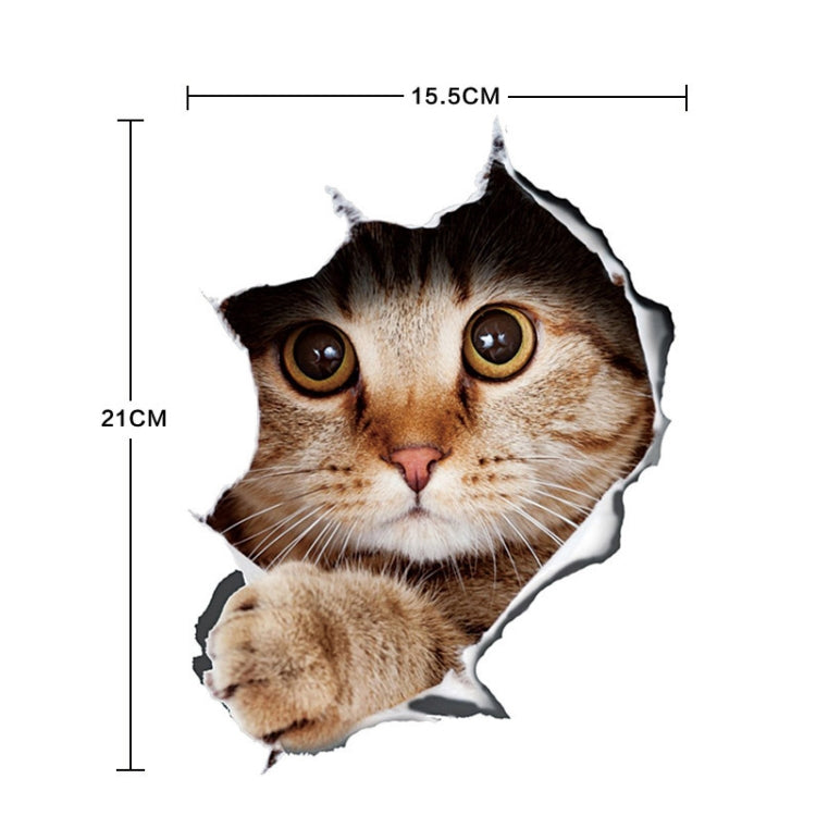 Style 4 Small 3D Stereo Cat Car Sticker Car Body Scratches And Occlusion Stickers