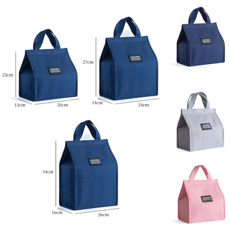 Thickened Aluminum Foil Insulation Lunch Box Bag Waterproof Portable Meal Bag, Specification: 26x34x16cm