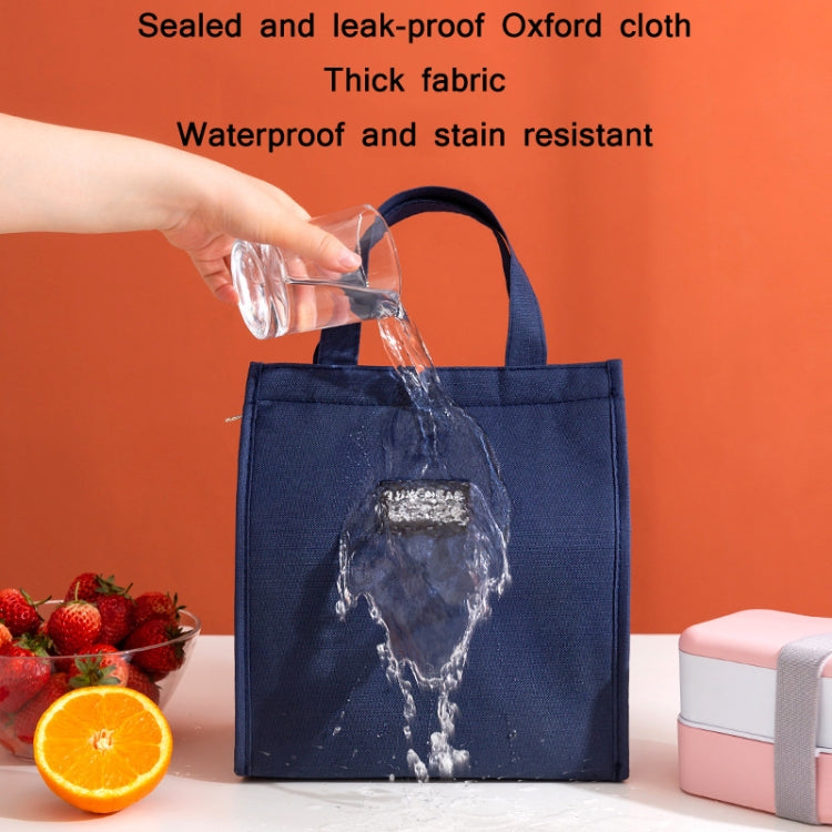 Thickened Aluminum Foil Insulation Lunch Box Bag Waterproof Portable Meal Bag, Specification: 26x34x16cm