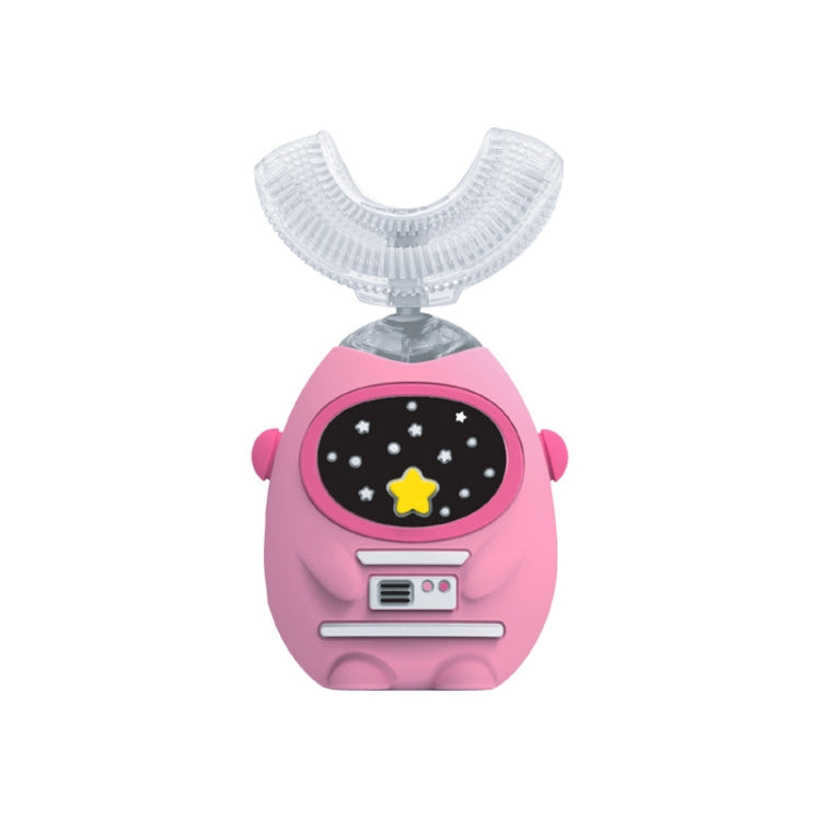 T5-1102 Automatic U-Shaped Baby Electric Toothbrush Smart Voice Sonic Waterproof Toothbrush