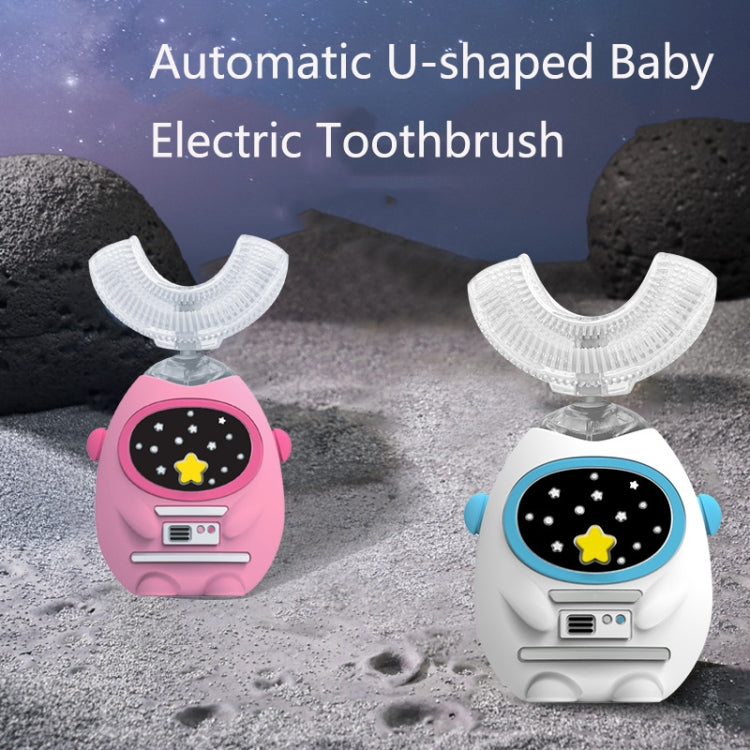 T5-1102 Automatic U-Shaped Baby Electric Toothbrush Smart Voice Sonic Waterproof Toothbrush