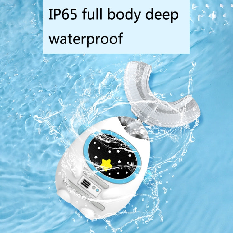 T5-1102 Automatic U-Shaped Baby Electric Toothbrush Smart Voice Sonic Waterproof Toothbrush