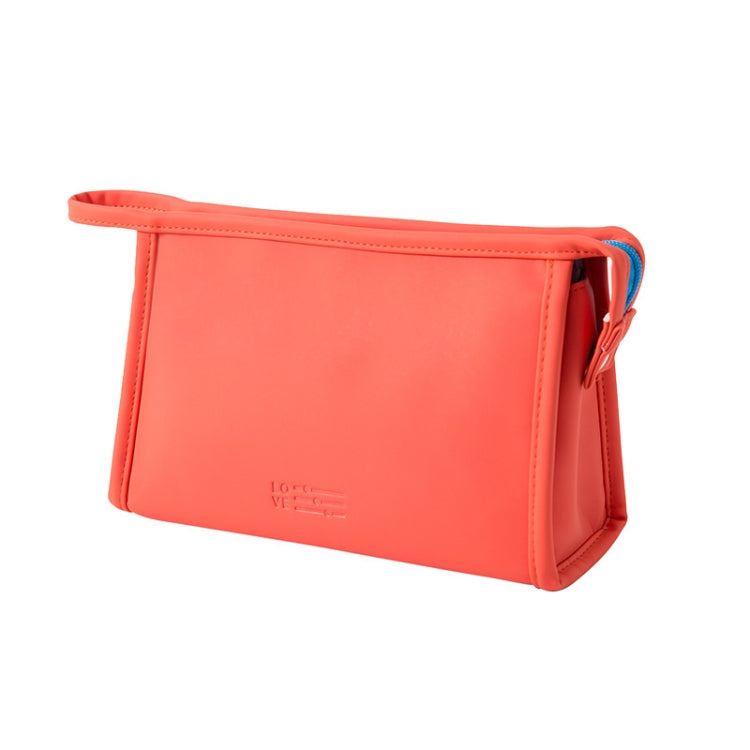 PU Waterproof Cosmetic Bag Large Capacity Travel Portable Toiletry Storage Bag, Specification: 24x14x8cm