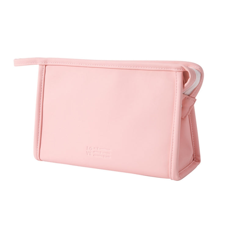PU Waterproof Cosmetic Bag Large Capacity Travel Portable Toiletry Storage Bag, Specification: 24x14x8cm