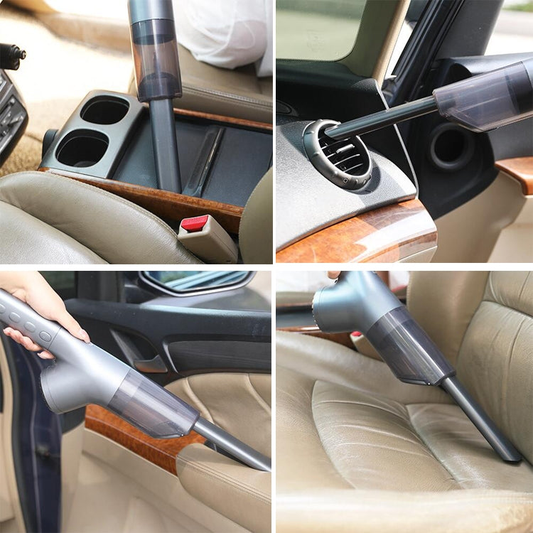 MD034 Car Vacuum Cleaner Wireless High Power Strong Suction Small Vacuum Cleaner(Grey)
