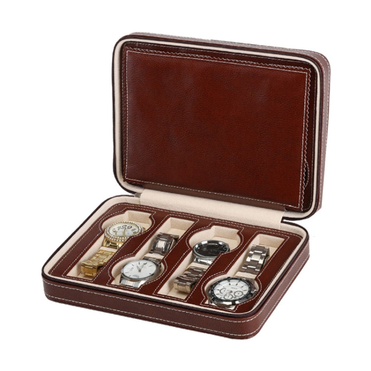 8-Digit Watch Storage Box Watch Display Box Portable Watch Travel Bag, Specification: 24 x 18 x 6cm
