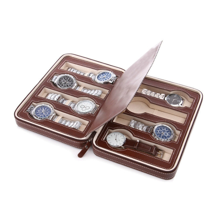 8-Digit Watch Storage Box Watch Display Box Portable Watch Travel Bag, Specification: 24 x 18 x 6cm