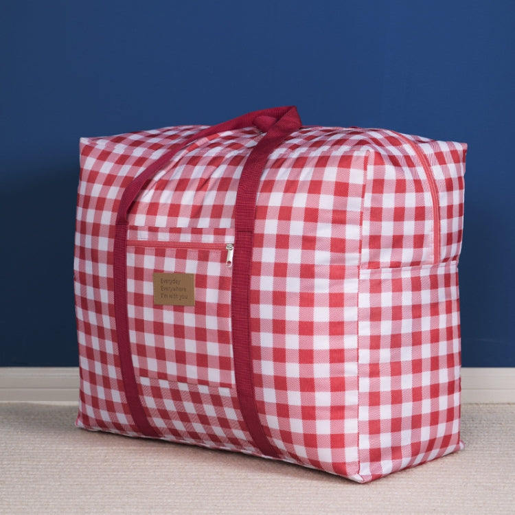 Oxford Cloth Washable Dustproof Quilt Storage Bag Travel Moving Portable Storage Bag, Specification: 50x40x25cm