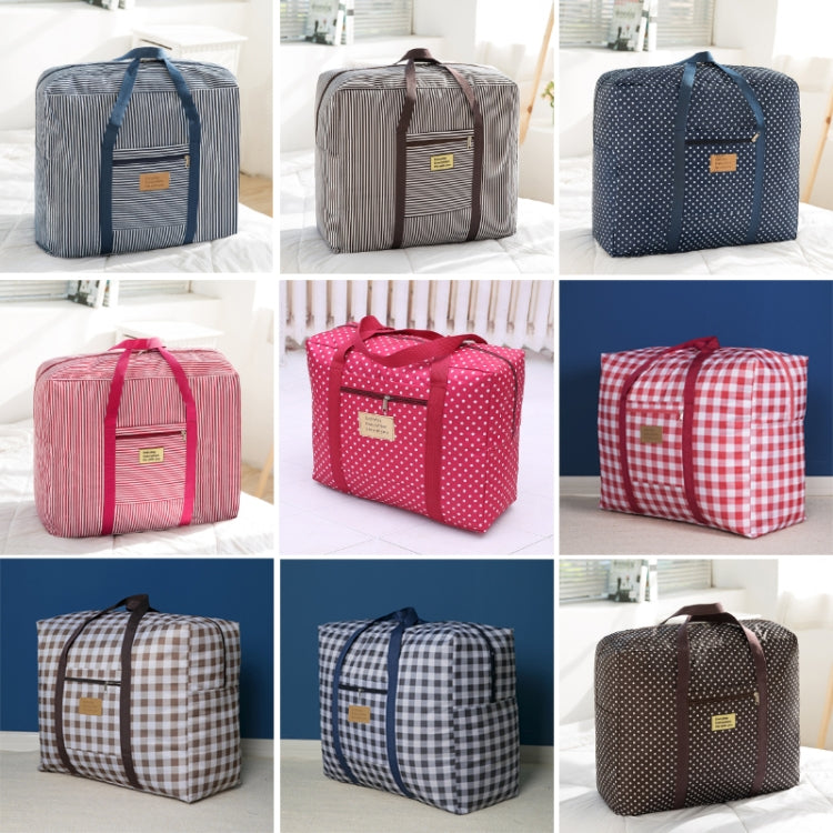 Oxford Cloth Washable Dustproof Quilt Storage Bag Travel Moving Portable Storage Bag, Specification: 60x50x30cm