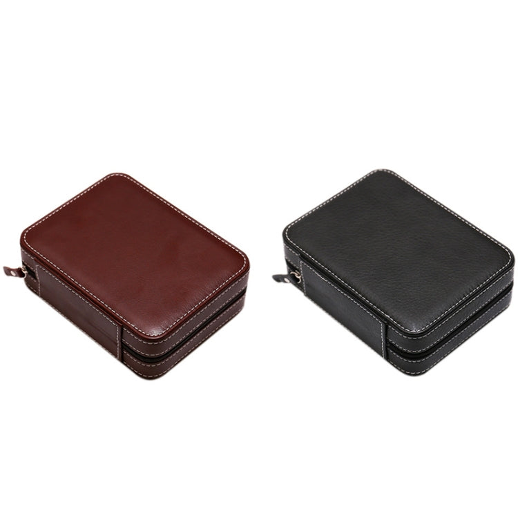 PU Leather Ring Watch Integrated Multifunctional Storage Jewelry Box