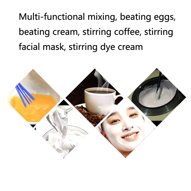 2 Sets S1042 Hair Dyeing Bowl Stirring Stick Hair Salon Hair Dyeing Supplies Whisk Multifunctional Mask Mixer Set(Black)