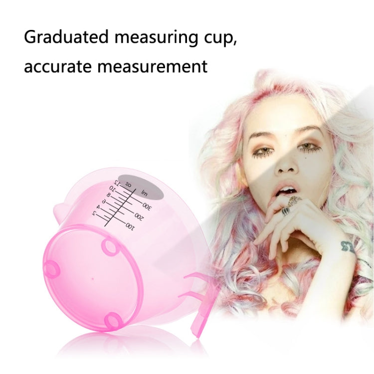 2 Sets S1042 Hair Dyeing Bowl Stirring Stick Hair Salon Hair Dyeing Supplies Whisk Multifunctional Mask Mixer Set(Black)