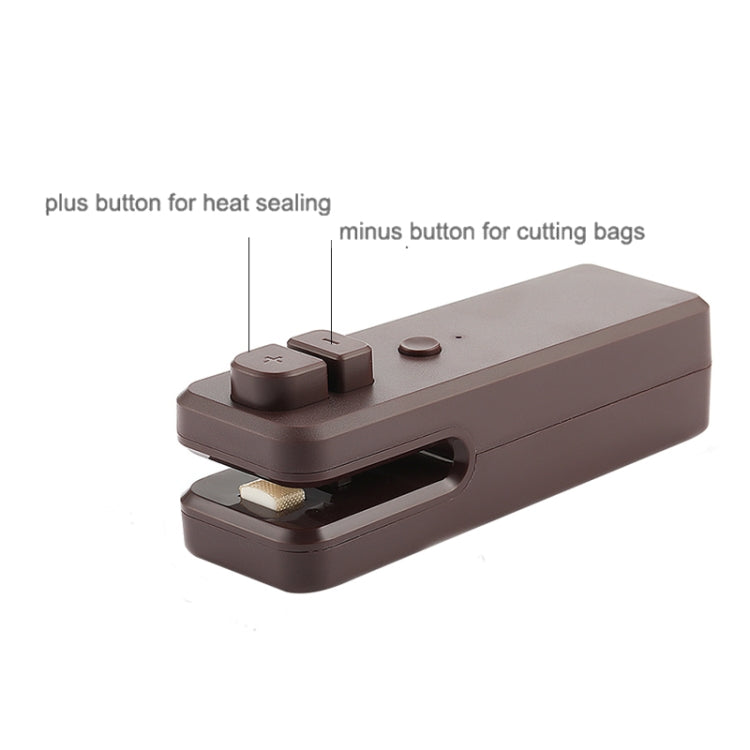Dual-Purpose Mini-Sealing Machine Heat-Sealing & Cutting Bag Multi-Function Chargingable  Sealing Machine