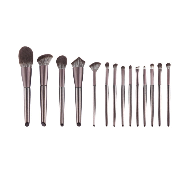 Makeup Brush Beginner Trimming Loose Powder Brush Eye Shadow Brush Makeup Brush,Styleï¼š 14 In 1 Naked Outfit