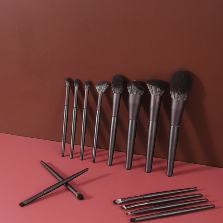 Makeup Brush Beginner Trimming Loose Powder Brush Eye Shadow Brush Makeup Brush,Styleï¼š 14 In 1 With PU Bag