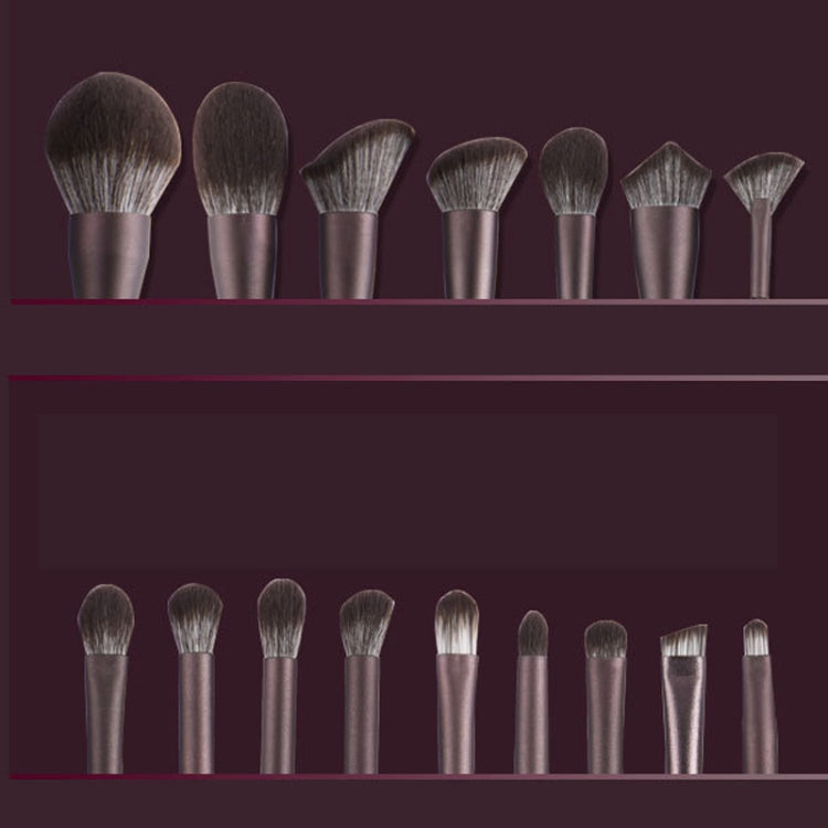Makeup Brush Beginner Trimming Loose Powder Brush Eye Shadow Brush Makeup Brush,Styleï¼š 14 In 1 With PU Bag