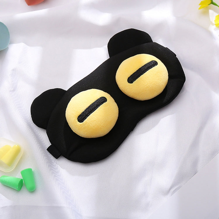 2 PCS Men And Women Sleeping Goggles Cute Cartoon Children Funny Student Goggles Sleep Hood