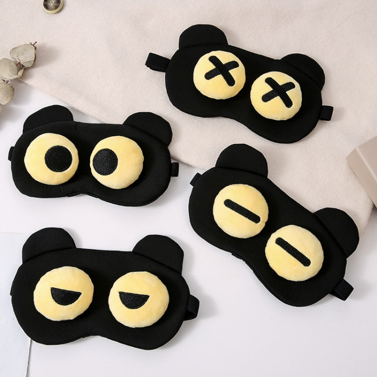 2 PCS Men And Women Sleeping Goggles Cute Cartoon Children Funny Student Goggles Sleep Hood