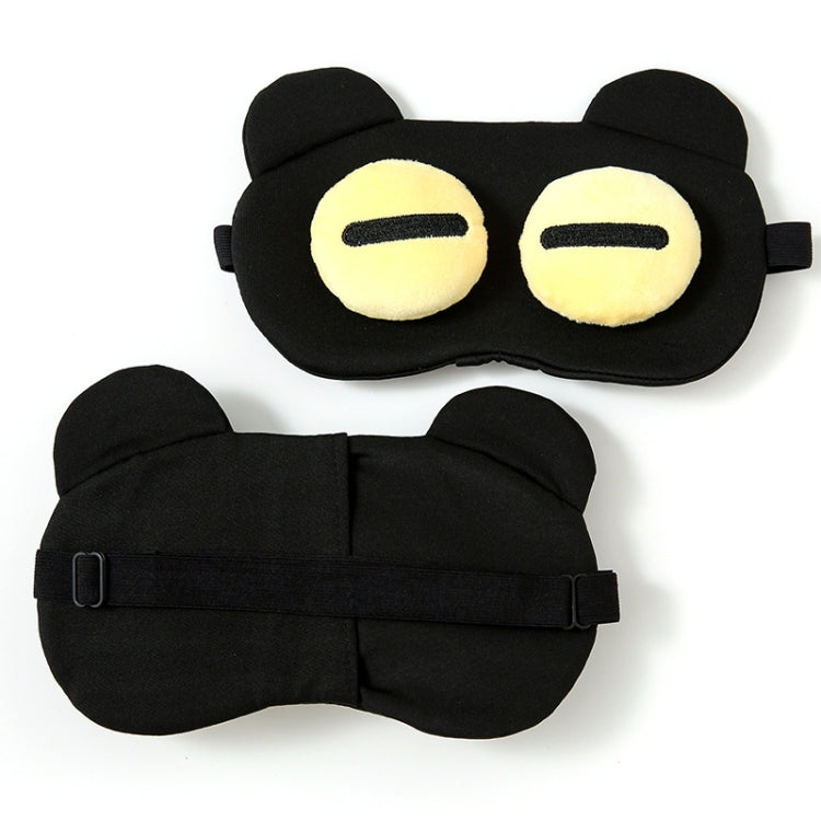 2 PCS Men And Women Sleeping Goggles Cute Cartoon Children Funny Student Goggles Sleep Hood