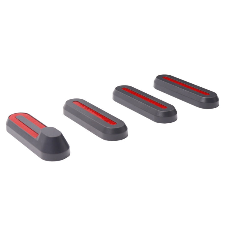 2 PCS Electric Scooter Wheel Four-way Side Decorative Cover With Reflective Strips For Xiaomi Mijia 1S / Pro