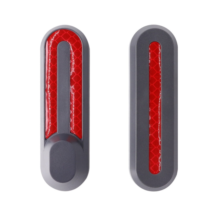 2 PCS Electric Scooter Wheel Four-way Side Decorative Cover With Reflective Strips For Xiaomi Mijia 1S / Pro