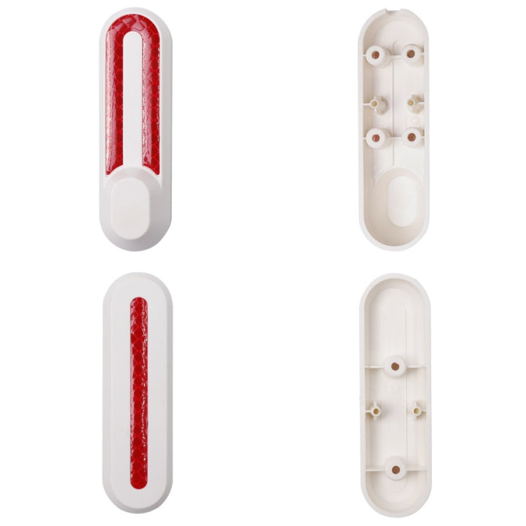 2 PCS Electric Scooter Wheel Four-way Side Decorative Cover With Reflective Strips For Xiaomi Mijia 1S / Pro