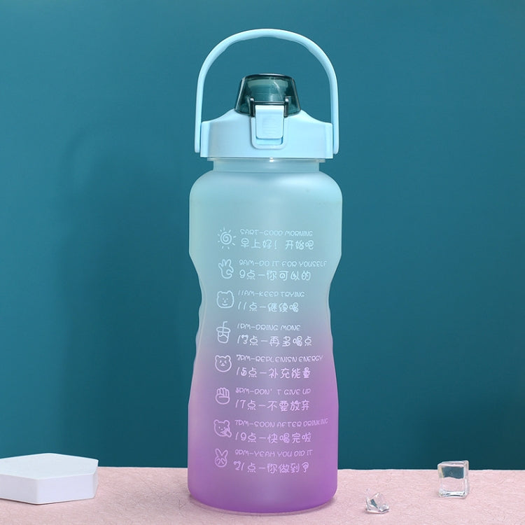 1.5L Large-Capacity Sports Water Cup Outdoor Drop-Proof Portable Straw Water Bottle