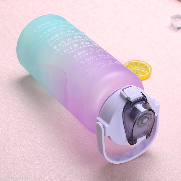 1.5L Large-Capacity Sports Water Cup Outdoor Drop-Proof Portable Straw Water Bottle