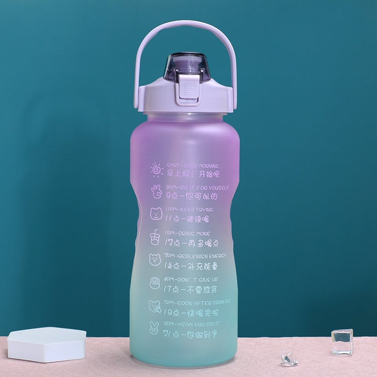 1.5L Large-Capacity Sports Water Cup Outdoor Drop-Proof Portable Straw Water Bottle