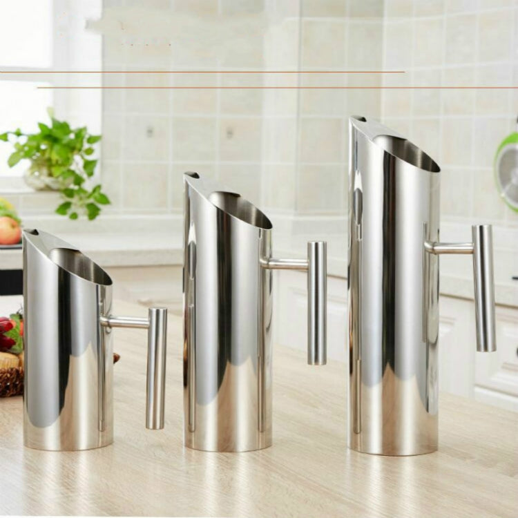 Bar Cocktail Pot Stainless Steel Straight Tie Pot Cold Kettle Juice Pot Coffee Pot, Capacity:  2L