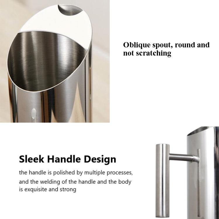 Bar Cocktail Pot Stainless Steel Straight Tie Pot Cold Kettle Juice Pot Coffee Pot, Capacity: 1.5L