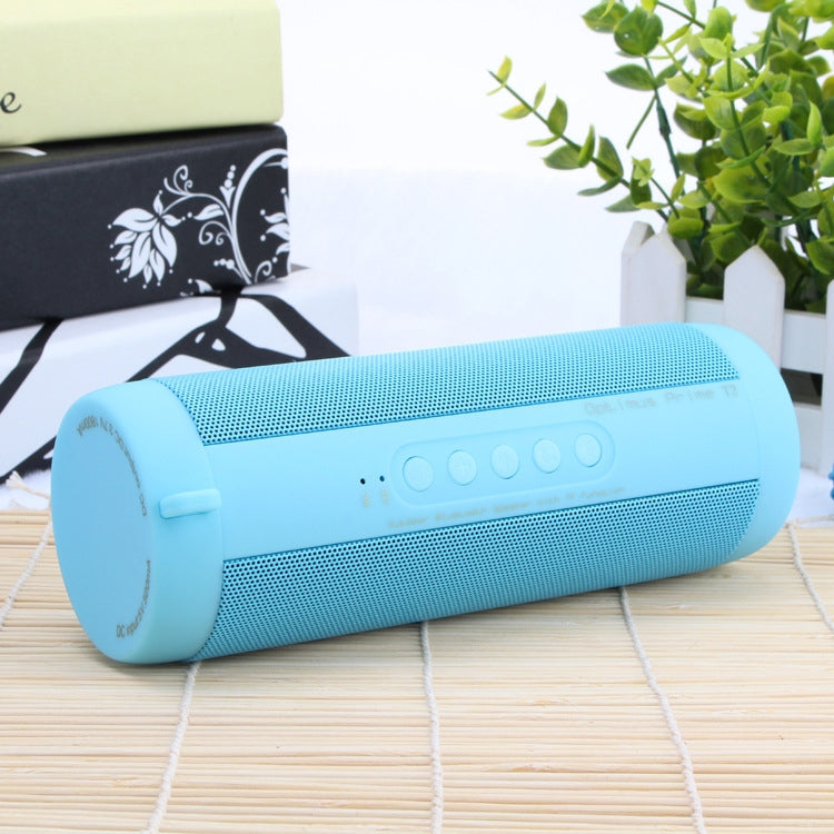 T2 Car Cylindrical Small Speaker with Flashlight Desktop Bluetooth 4.0 Wireless Speaker