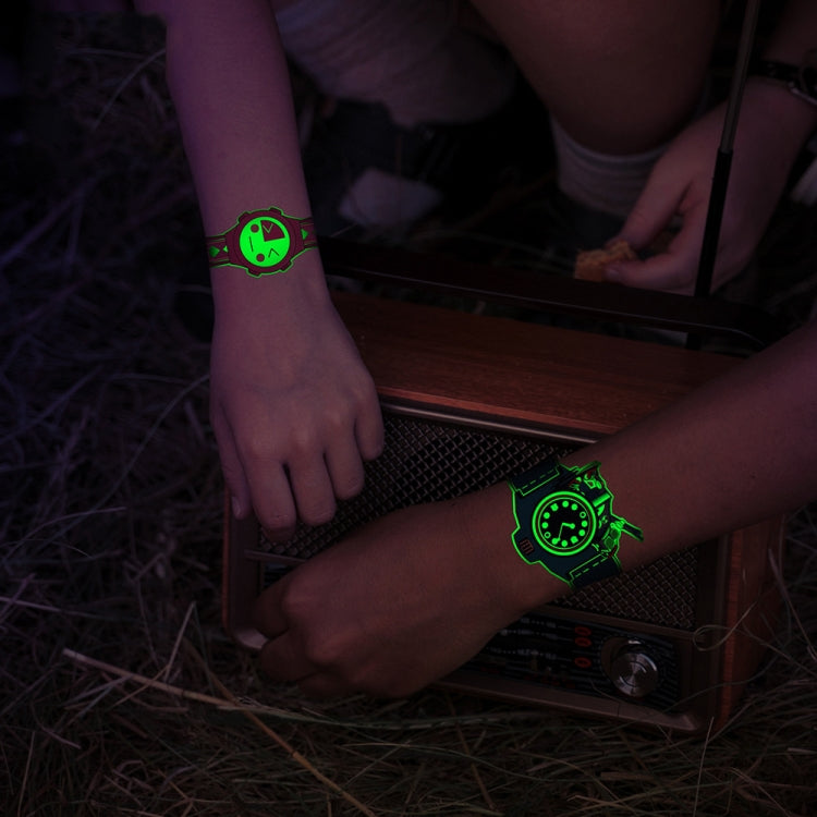 20 PCS Children Waterproof Luminous Cartoon Watch Tattoo Stickers