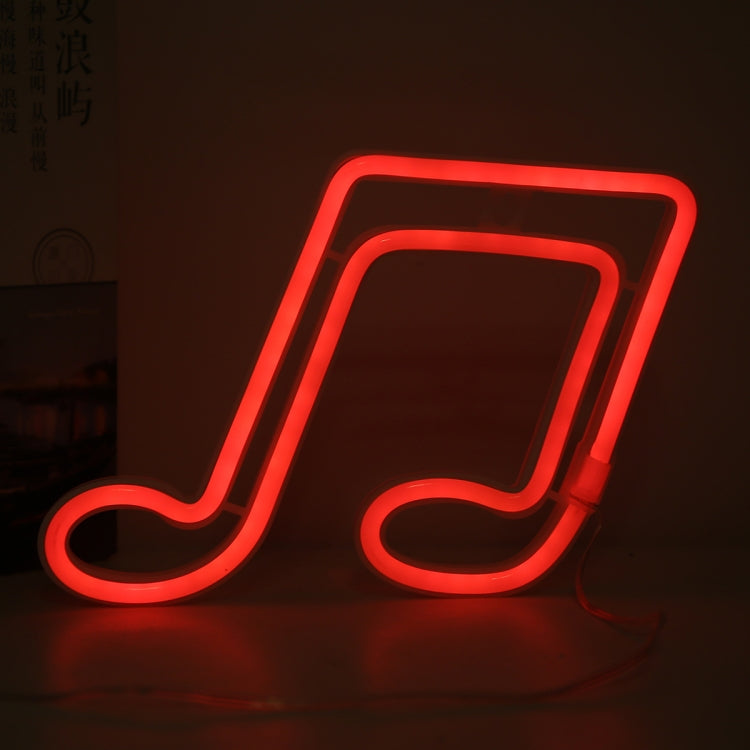 Musical Note Neon Light Modeling Lighting Room Decoration Lights