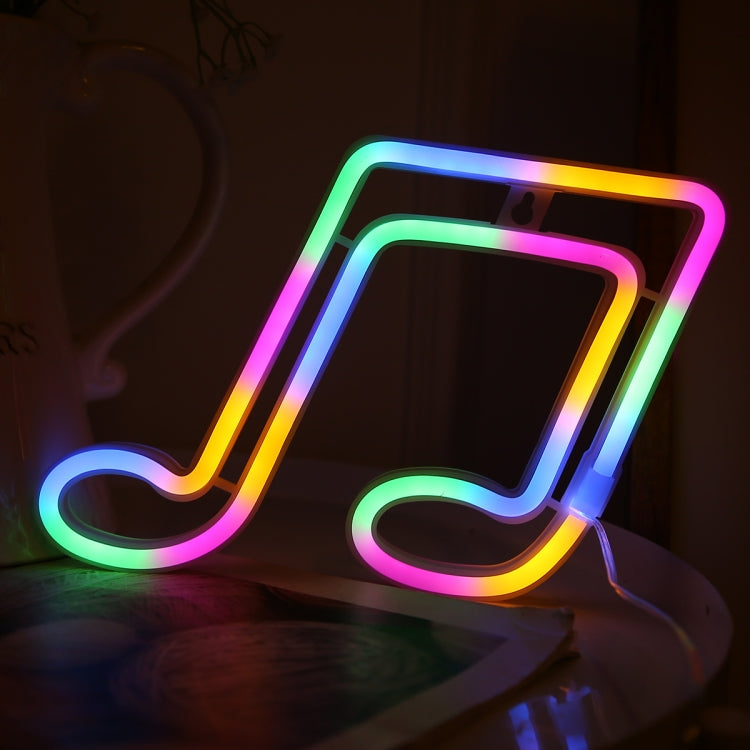 Musical Note Neon Light Modeling Lighting Room Decoration Lights