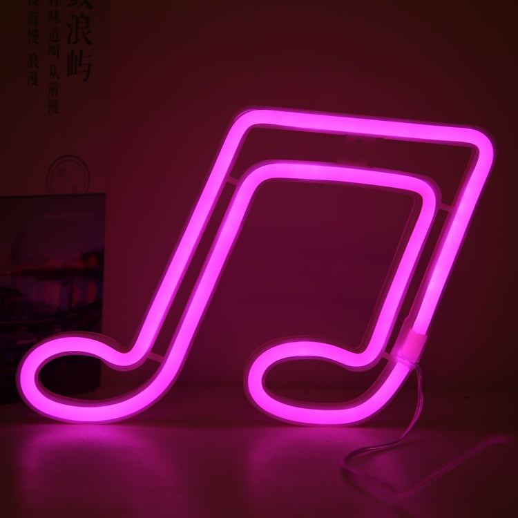 Musical Note Neon Light Modeling Lighting Room Decoration Lights