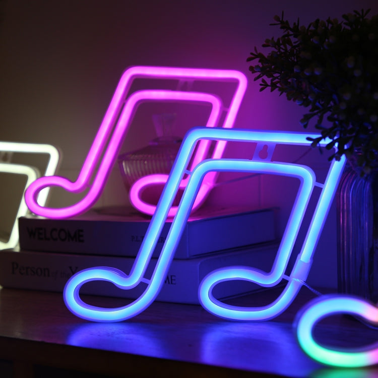 Musical Note Neon Light Modeling Lighting Room Decoration Lights