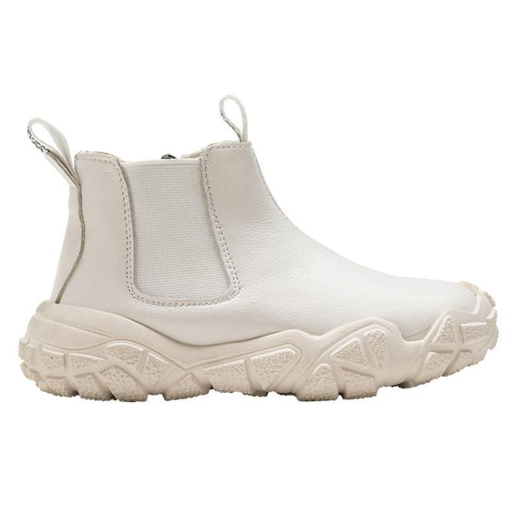 Autumn And Winter Children Martin Boots Leather Children Short Boots, Size: 26