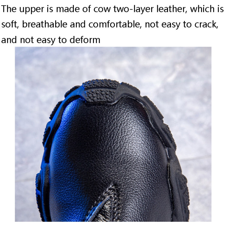 Autumn And Winter Children Martin Boots Leather Children Short Boots, Size: 30