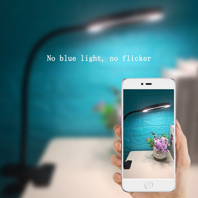 MT-108 LED Clip Fill Light USB Powered Learning Eye Protection Table Lamp without Magnifier