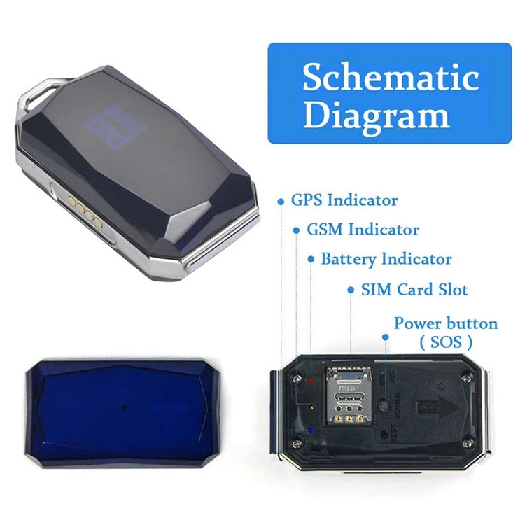 TAX-350 Anti-Lost GPS Locator For Children And The Elderly Mobile Phone APP View Voice Monitoring Locator